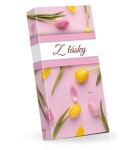 Z lásky růžová Pralinky z hořké čokolády s náplní PUNČ 100g