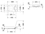DURAVIT - SensoWash Slim Elektronické bidetové sedátko Slim, SoftClose, bílá 611000002304300