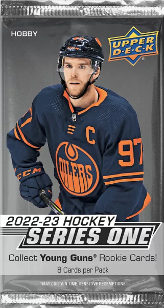 Hokejové Karty NHL 2022-23 Upper Deck Series 1 Hobby Balíček