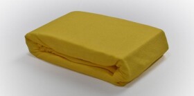 Stanex Froté napínací prostěradlo žluté ROZMĚR: (š/d/v) 200 x 200 x 20 cm