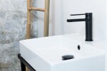 Laveo - Vypouštěcí zátka Click-Clack universální, černý CKK_72R3