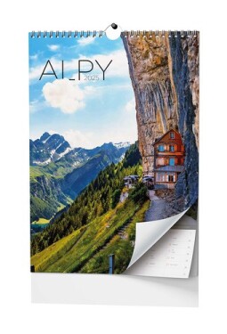 Alpy 2025 nástěnný kalendář