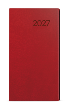 Týdenní diář 2027 Baloušek Jakub Vivella kapesní bordó