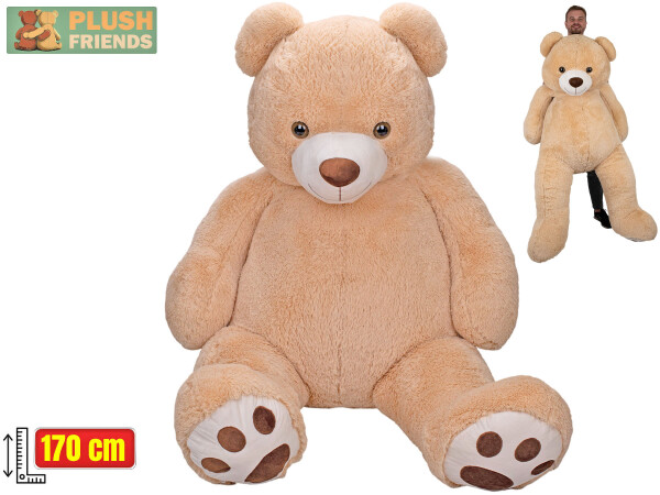 Plyšový medvěd Plush Friends 170 cm - béžový