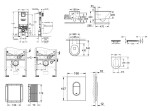 GROHE - Rapid SLX Set předstěnové instalace, klozetu, sedátka SoftClose a tlačítka Arena Cosmopolitan, alpská bílá SANI11BB3114