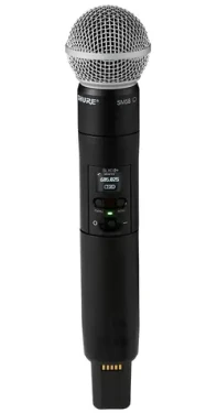 Shure SLXD2+/58=-G65 / Ruční vysílač / Kardioidní / SM58 kapsle / 470-606 MHz / 24-bit (SLXD2+/58=-G65)