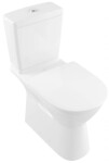 VILLEROY & BOCH - ViCare WC kombi mísa bezbariérová, Vario odpad, DirectFlush, CeramicPlus, alpská bílá 4620R0R1