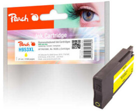 Peach HP Inkoustová náplň F6U18AE, No. 953XL, 20 ml kompatibilní - žlutá