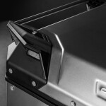 Obkev58A stříbrný horní kufr Givi Trekker Outback Evo hliníkový (Monokey topcase), bez zámku, 58 l.