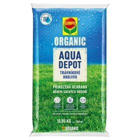COMPO Organic aqua-depot trávníkové hnojivo 10.05 kg