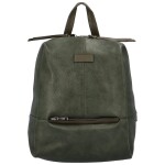 Dámský koženkový designový batůžek/taška Alfredo, zelená