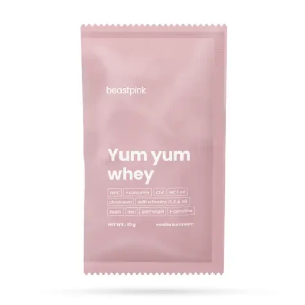 Yum Yum Whey - BeastPink (vanilková zmrzlina, 30 g) (62848-2-30g-vanillaicecream)