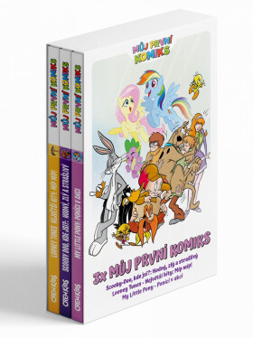 Speciální balíček: 3x Můj první komiks (Looney Tunes, Scooby-Doo, My Little Pony) - Fosgitt, Jay; Riceová, Christina; Slott, Dan