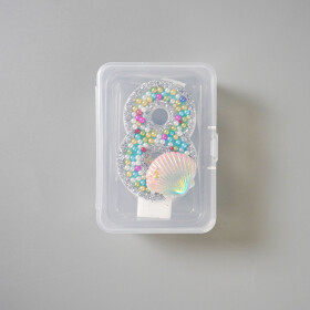 Dortová svíčka Oceán perly č.8