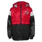 Outerstuff Dětská bunda New Jersey Devils Goal Line Stance Full-Zip Windbreaker Velikost: Dětské let)