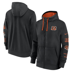 Nike Pánská mikina Cincinnati Bengals NFL Full-Zip Club Fleece Hoodie Velikost: M