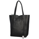 Luxusní dámská kožená kabelka Jane, černá new