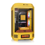 Thermaltake The Tower 250 žlutá / mini ITX / 1x USB-C / 2x USB-A / bez zdroje / průhledná bočnice (CA-1Z9-00SMWN-00)