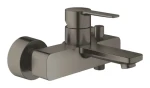 Grohe Vanová baterie kartáčovaný Hard Graphite / Vanová baterie / nástěnná montáž / SilkMove kartuše 35 mm (33849AL1)