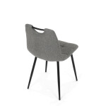 Jídelní židle, šedá, látka, DCL-V2017 GREY2