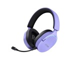 TRUST Herní sluchátka GXT 491 FAYZO, Bezdrátová, USB, fialová EDF_1667381