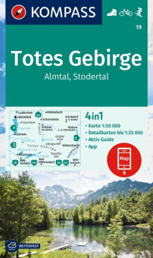 Totes Gebirge, Almtal, Stodertal 1:50 000 / turistická mapa KOMPASS 19