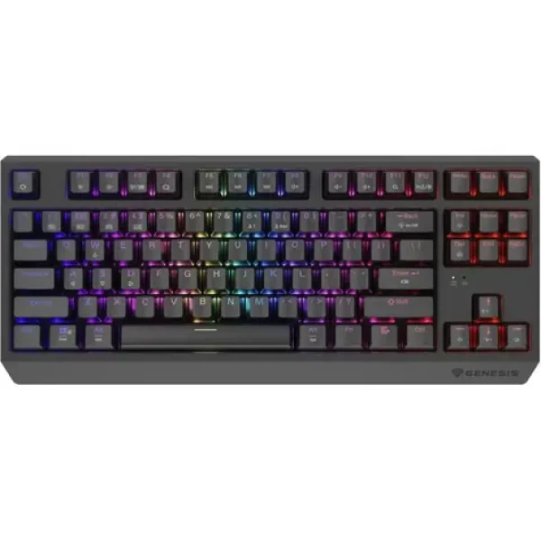 Genesis Thor 230 Wireless RGB Outemu Panda US černá / herní bezdrátová klávesnice / USB / Bluetooth (NKG-2107)