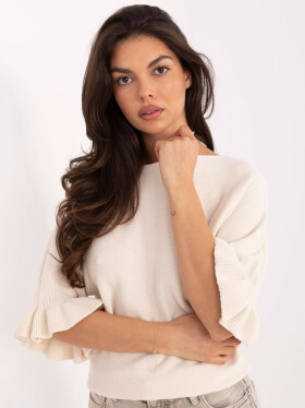 Jumper IT SW 99244.65 světle béžový jedna velikost