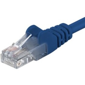 PremiumCord UTP CAT6 10m Patch kabel RJ45-RJ45 modrá