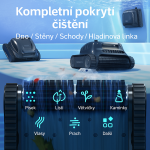 Bateriový automatický vysavač WYBOT S2 PRO