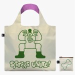 Skládací nákupní taška LOQI HAEIN KIM Sisters Unite