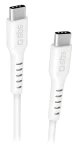 SBS USB-C/USB-C 1,5m bílá / Datový kabel / Power Delivery 100W