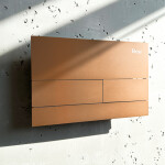 REA/S - Podomítkový WC systém K011A-Q + tlačítka T Brush Copper/Rose Gold KPL-E0053