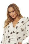 Dámský župan 9135 white - L&L bílá S