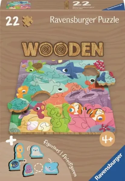 Ravensburger Dřevěné puzzle Podmořský svět