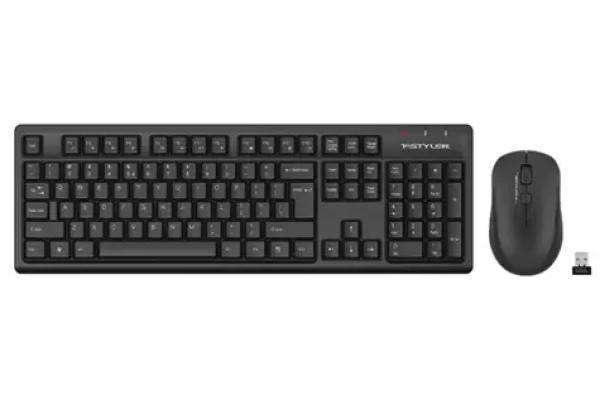 A4tech FG1200 FStyler černá / Set bezdrátová klávesnice + myš / 2.4GHz / USB (FG1200-BK)
