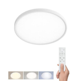 Solight LED osvětlení s dálkovým ovladačem Estela White, 50W, 5400lm, 60cm, URG 19, závěsné i přisazené