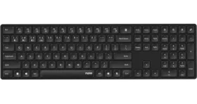 Rapoo E8020M Multi-mode černá / Bezdrátová klávesnice / Full-size / 2.4 GHz / BT 3.0 a 5.0 (220697)