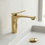 REA - Umyvadlová baterie PREMIUM Vision Gold Low REA-B6341