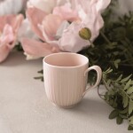 KÄHLER Porcelánový hrnek Hammershøi Nude 330 ml, růžová barva, porcelán