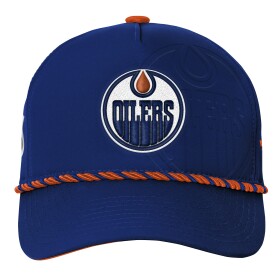 Outerstuff Dětská kšiltovka Edmonton Oilers NHL Authentic Pro 2026 Podium Cap