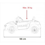 Mamido Dětské elektrické autíčko Audi R8 Spyder policie