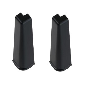 Rohová spojka vnější Hi-Line 90 černá - 2 ks