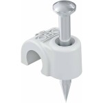 OBO Bettermann 2227371 Spona na hřebíky 200 ks šedá