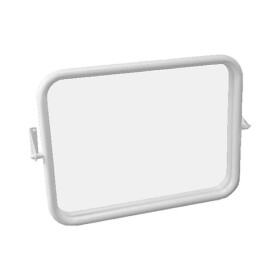 JIKA - Universum Zrcadlo bez páčky 60x45 cm, nerez H3897190030001