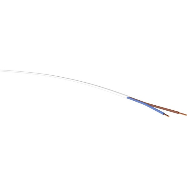 VER H03VVH2-F 2x0,75 ws Ri.100 energetický kabel H03VVH2-F 2 x 0.75 mm² bílá 100 m