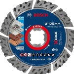 Bosch Accessories 2608900670 EXPERT MultiMaterial X-LOCK diamantový řezný kotouč Průměr 125 mm Ø otvoru 22.23 mm kámen,