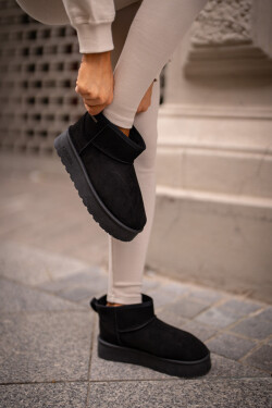 Nízké Sněhové Boty Na Platformě Big Star OO274A099 Černé 38