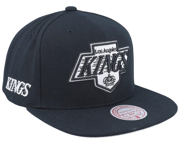Mitchell & Ness Pánská kšiltovka Los Angeles Kings NHL Evergreen Black White Snapback Vntg