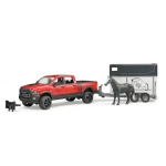 Bruder 02501 Terénní auto RAM 2500 s přepravníkem na koně a figurkou koně